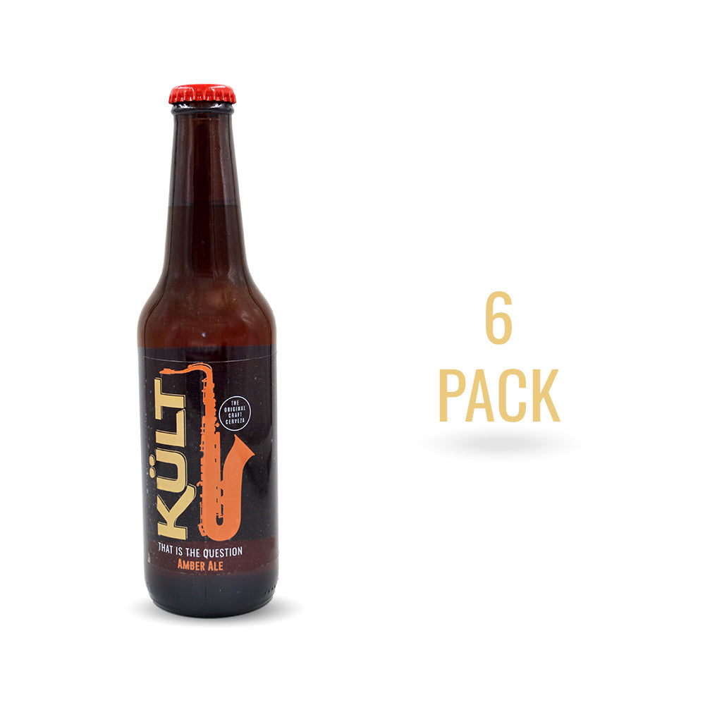 Cerveza KULT Amber Ale botella 330ml / 6 unidades