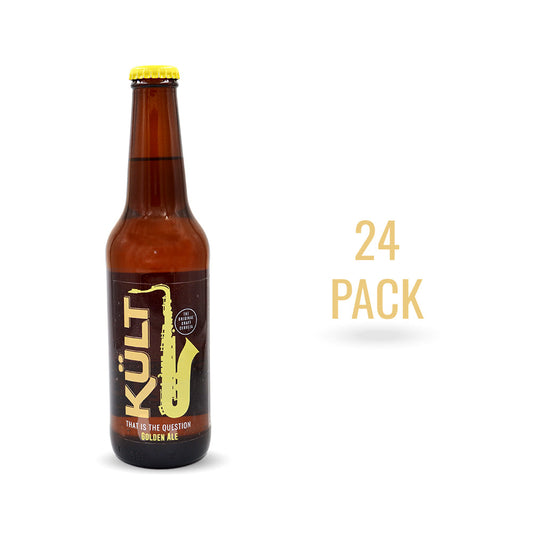 Cerveza KULT Golden Ale botella 330ml / 24 unidades.
