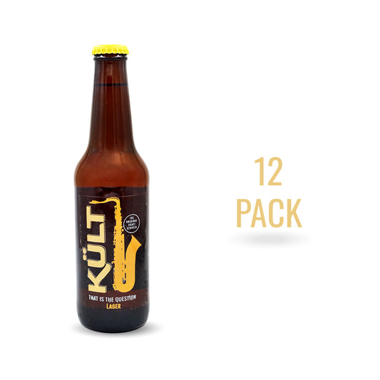 Cerveza KULT Lager botella 330ml / 12 unidades